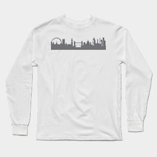 London in gray Long Sleeve T-Shirt